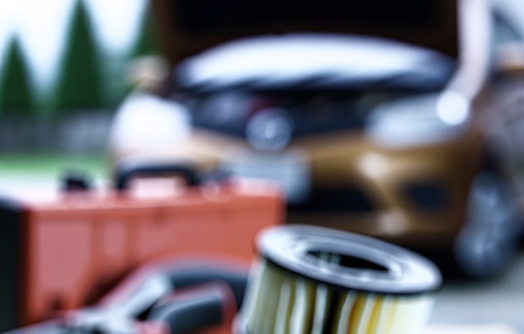 Replacing a car engine air filter