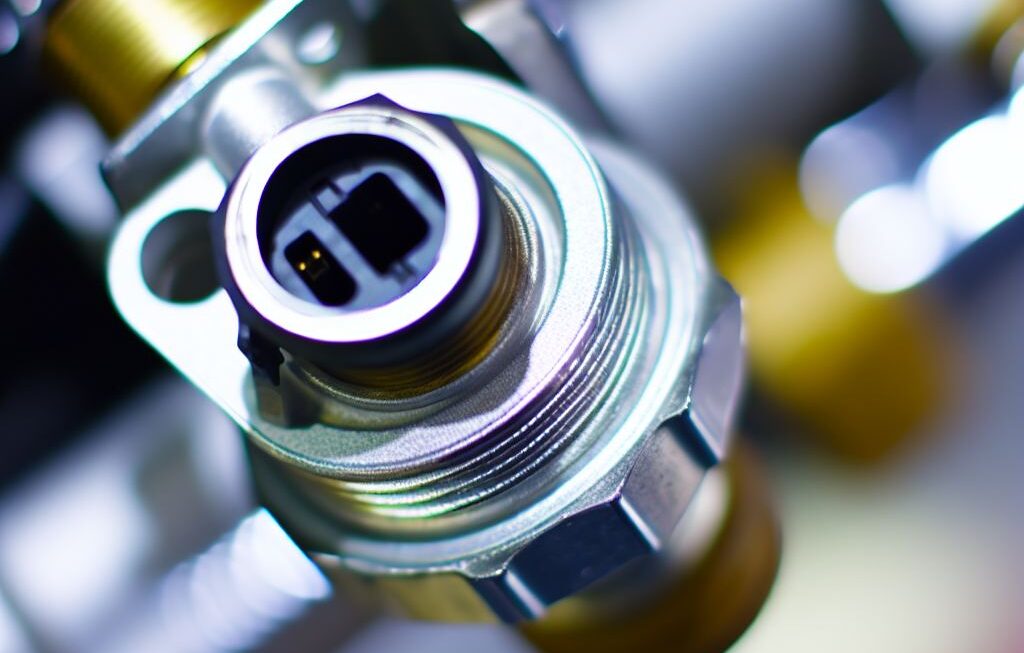 Car oxygen sensor in the exhaust system